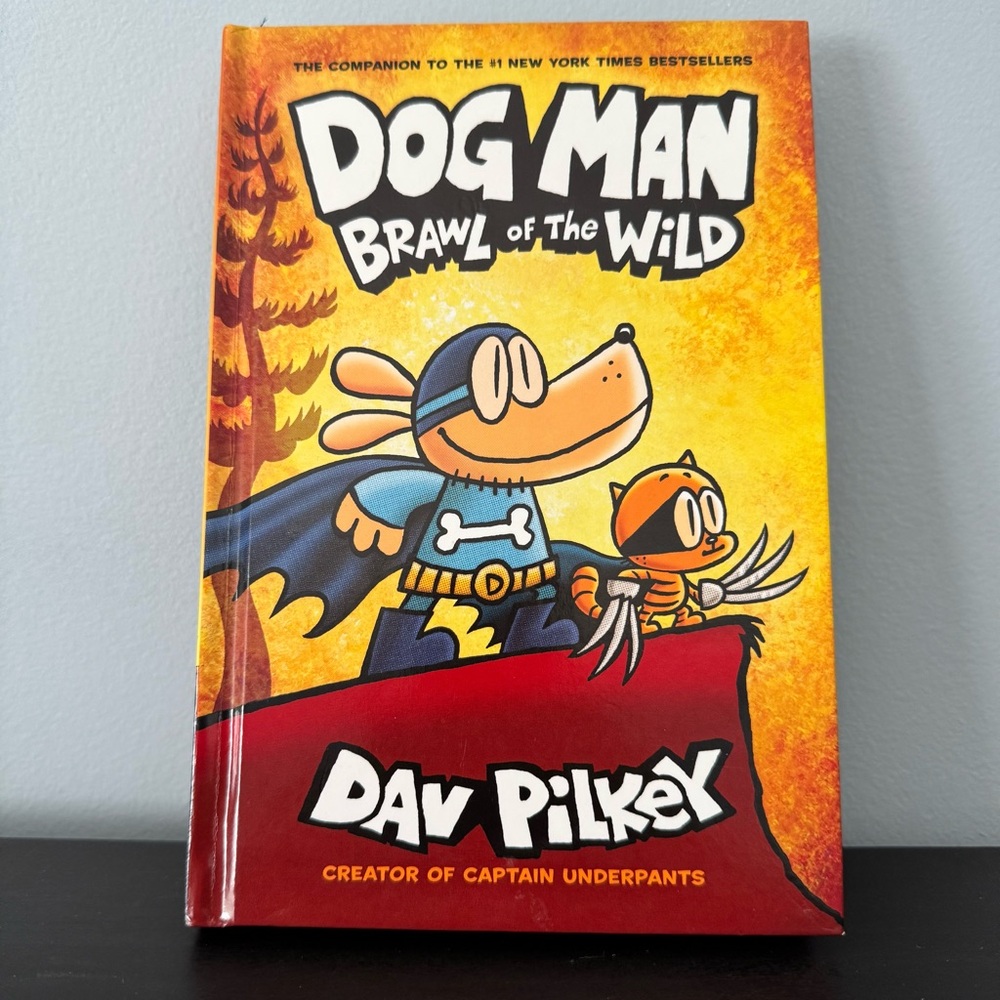 Dog Man Brawl of the Wild graphic novel comic book Dav Pilkey hardcover